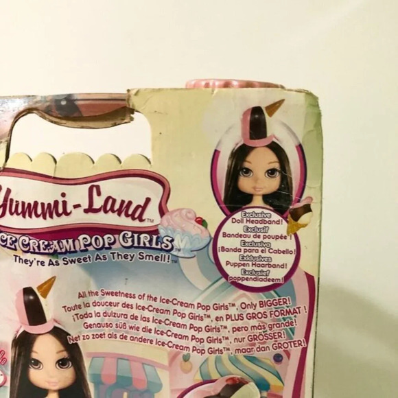 MGA Yummi Land Ice Cream Pop Girls Nikki Neopolitan 12 Inch Doll Damaged Box - Picture 14 of 16